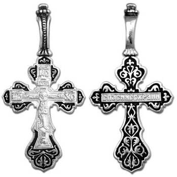 Крест православный серебро (арт. 13111-244)