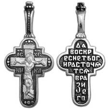 Крест нательный серебряный (арт. 13111-246)