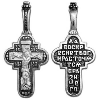 Крест нательный серебряный (арт. 13111-246)