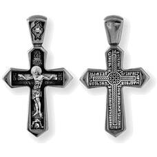 Крест серебряный мужской 13111-279