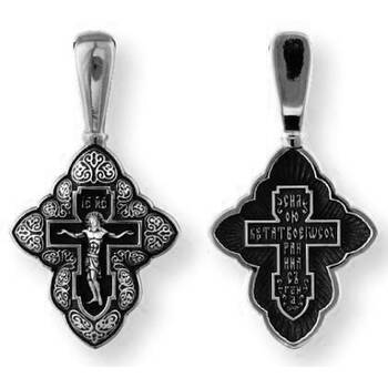 Крестик православный из серебра «Силою Креста Твоего сохрани нас, Господи» (арт. 13111-284)