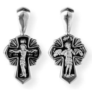 Крестик серебряный «Архангел Михаил» (арт. 13111-310)