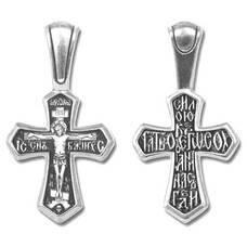 Крестильный серебряный крестик детский 13111-340