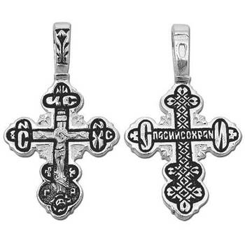 Крестик православный серебряный (арт. 13111-37)
