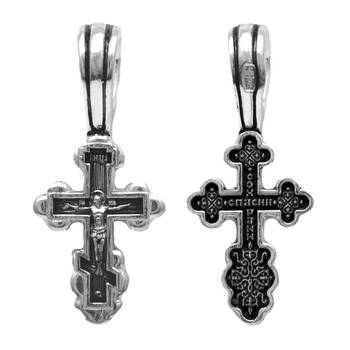 Крест православный серебро (арт. 13111-391)