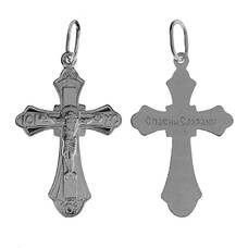 Миниатюрный крестик из серебра 13111-433