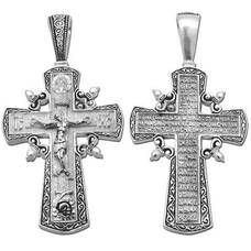 Крест серебряный мужской 13111-48