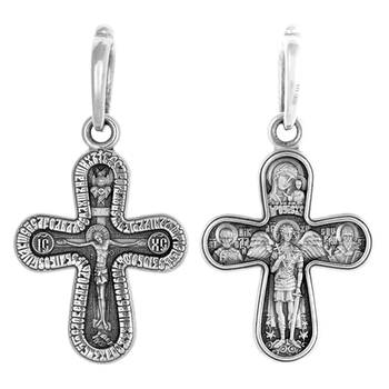 Крестик серебряный «Ангел-Хранитель» (арт. 13111-510)
