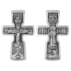 Крестик православный серебро «Николай Чудотворец» (арт. 13111-527)