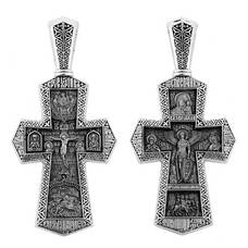Крест серебряный мужской 13111-534