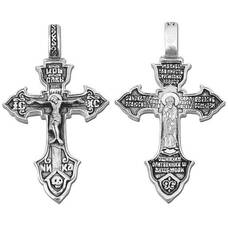 Крест серебряный мужской 13111-55