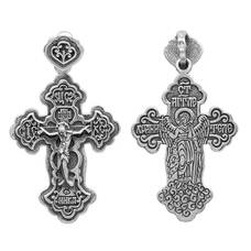 Миниатюрный крестик из серебра 13111-578