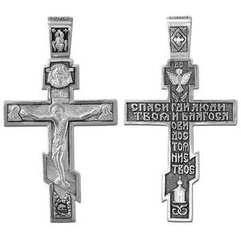Крестик православный серебро (арт. 13111-65)