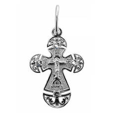 Миниатюрный крестик из серебра 13111-746