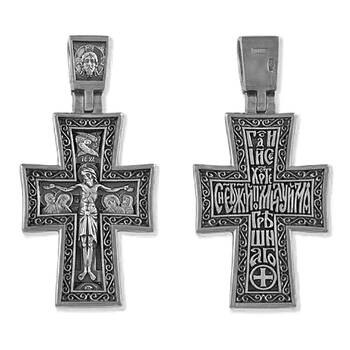 Крестик православный серебряный (арт. 13111-821)