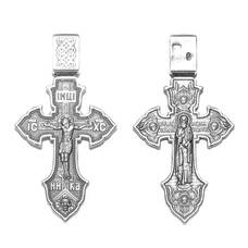 Крестик православный серебро «Сергий Радонежский» (арт. 13111-929)