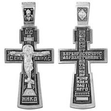 Миниатюрный крестик из серебра 13111-93