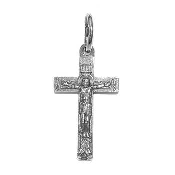 Крестик серебро «Спаси и сохрани» (арт. 13111-937)