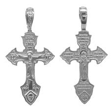 Крестик православный серебряный «Сергий Радонежский» (арт. 13111-960)