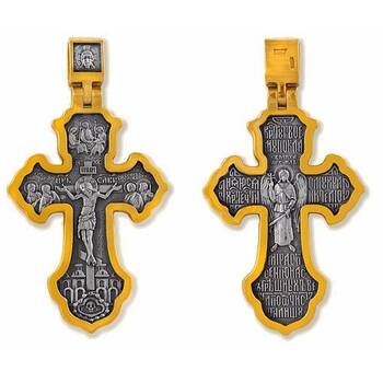 Крестик нательный серебро «Архангел Михаил» (арт. 13112-101)