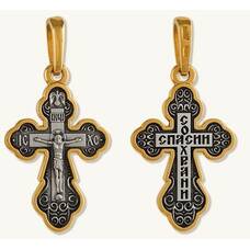 Крест православный из серебра (арт. 13112-113)