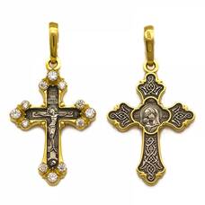Православный мужской крест из серебра
 13112-132