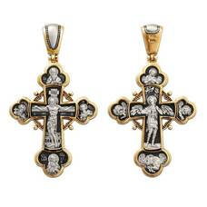 Крест православный серебро «Архангел Михаил» (арт. 13112-156)