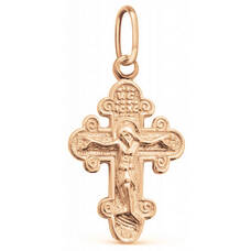 Крест православный из серебра (арт. 13112-291)