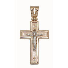 Детский серебряный крестик 13112-310