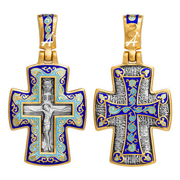 Крест православный серебро (арт. 13112-89)