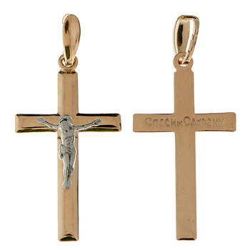 Крест православный золото Au 585 (арт. 13114-27)