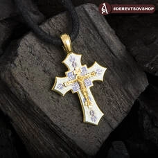 Крест золотой мужской KRZE0703