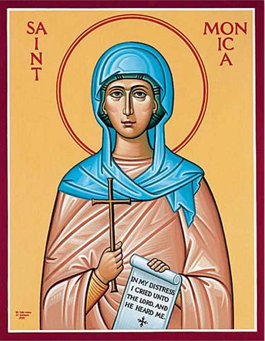 Читать и слушать житие святой праведной Моники матери блаженного Августина
